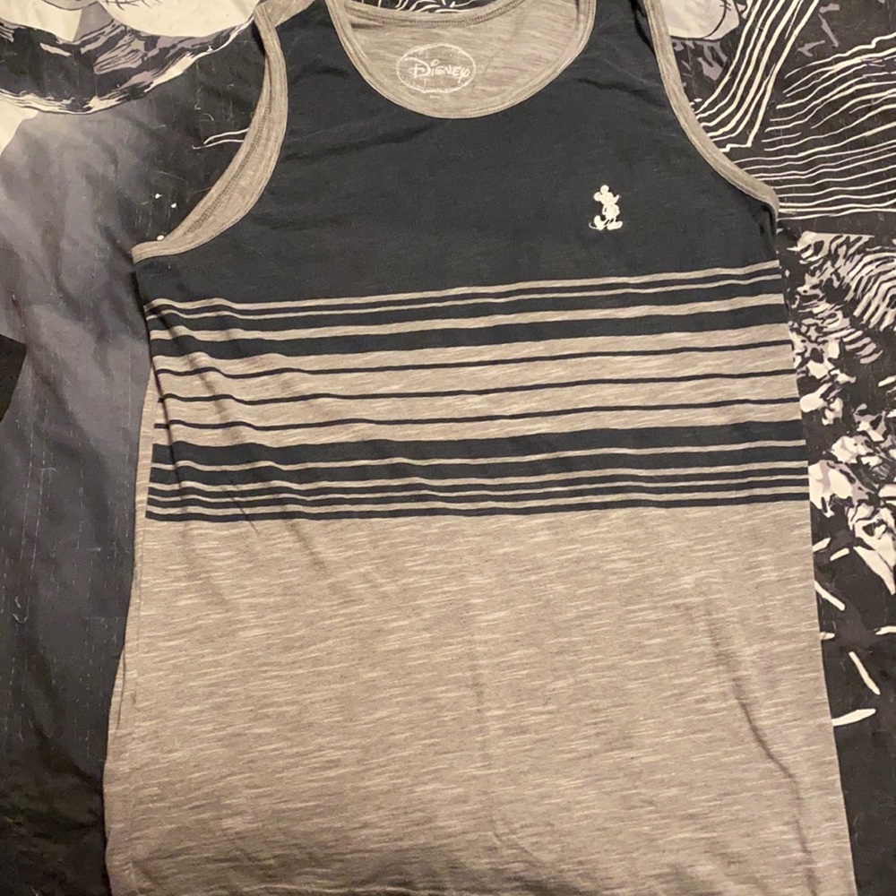 Mickey Mouse tank top. Small. Gray blue